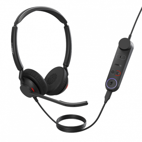 Jabra Engage 50 II MS Stereo - Headset - on-ear - wired - USB-C, USB-A - noise isolating - Cisco Certified, Unify Certified, Certified for Microsoft Teams, Google Meet Certified, Amazon Chime Certified, Works With Chromebook Certified - 0