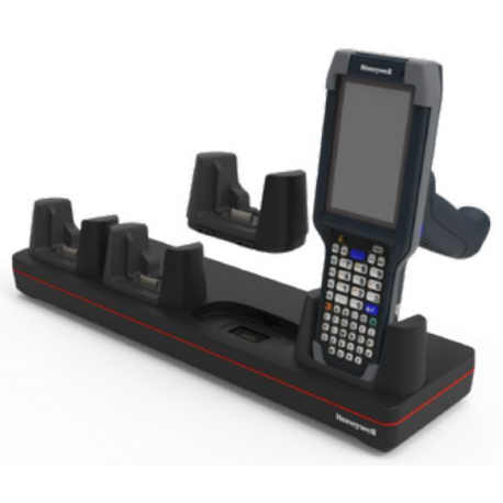 Honeywell - Handheld charging stand + power adapter - non-booted - output connectors: 4 - for Honeywell CK67 - 0