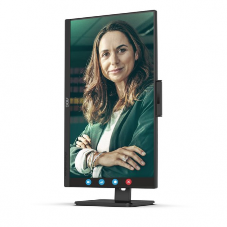 AOC Pro-line Q27P3CW - LED monitor - 27" - 2560 x 1440 QHD @ 75 Hz - IPS - 350 cd / m² - 1000:1 - 4 ms - 2xHDMI, DisplayPort, USB-C - speakers - black - 7
