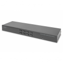 DIGITUS - KVM switch - HDMI - 8 x KVM port(s) - 1 local user - rack-mountable