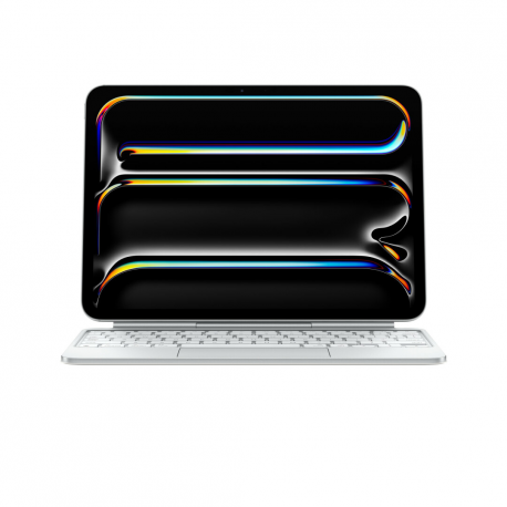 Apple Magic Keyboard - Keyboard and folio case - with trackpad - backlit - Apple Smart connector - QWERTY - US - white - 0