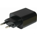 Inter-Tech PD-2020 - Power adapter - small - 20 Watt - 3 A - PD 2.0, PD 3.0, Apple 2.4A, Quick Charge 3.0 (24 pin USB-C)