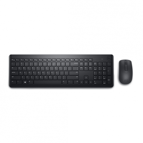 Dell Wireless Keyboard and Mouse KM3322W - Keyboard and mouse set - wireless - 2.4 GHz - QWERTY - International English - black - with 3 years Next Business Day Advanced Exchange Service - 1