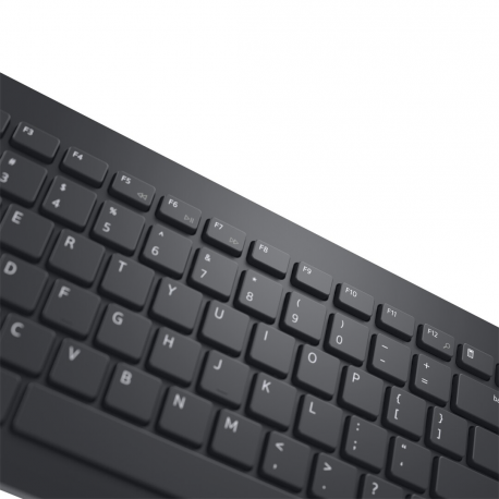 Dell Wireless Keyboard and Mouse KM3322W - Keyboard and mouse set - wireless - 2.4 GHz - QWERTY - International English - black - with 3 years Next Business Day Advanced Exchange Service - 9