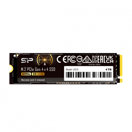 SILICON POWER US75 - SSD - 1 TB - internal - M.2 2280 - PCIe 4.0 x4 (NVMe) - 0