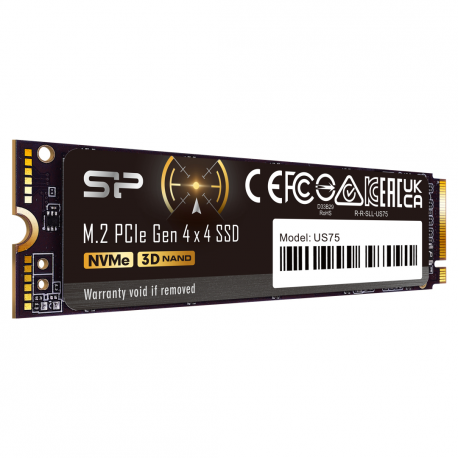 SILICON POWER US75 - SSD - 2 TB - internal - M.2 2280 - PCIe 4.0 x4 (NVMe) - 3