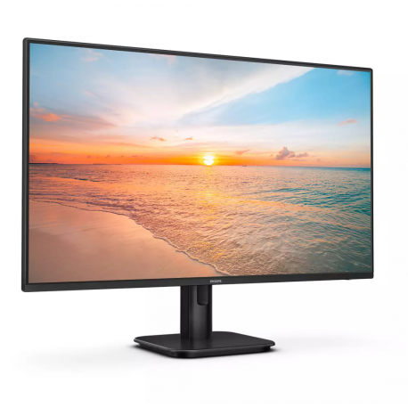 Philips 27E1N1200A - 1000 Series - LED monitor - 27" - 1920 x 1080 Full HD (1080p) @ 100 Hz - IPS - 250 cd/m² - 1300:1 - 1 ms - HDMI, VGA, DisplayPort - speakers - black - 7