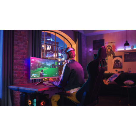 Philips Evnia 5000 27M2C5501 - LED monitor - gaming - curved - 27" - 2560 x 1440 QHD @ 180 Hz - Fast VA - 5000:1 - HDR10 - 0.5 ms - 2xHDMI, DisplayPort - white - 13