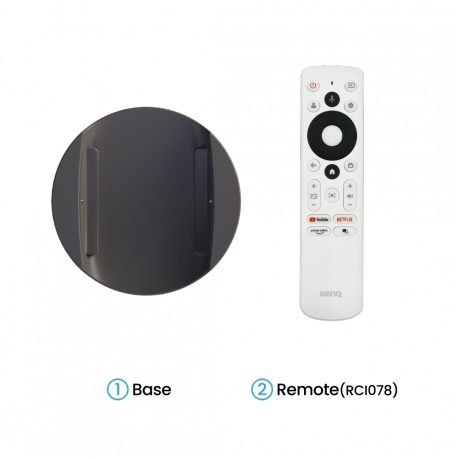 BenQ GV50 - DLP projector - LED - portable - 500 ANSI lumens - Full HD (1920 x 1080) - 16:9 - 1080p - Android TV - 7