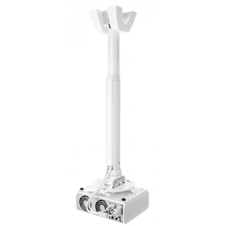 Vogel's Professional PPC 1555 - Mounting kit (ceiling mount, interface plate, telescopic pole) - for projector - white - ceiling mountable - 2