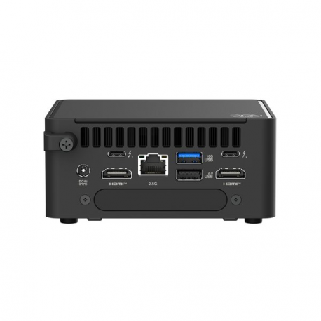 ASUS NUC 15 Pro RNUC15CRHI300002 - Barebone - mini PC 1 x Core 3 100U / up to 4.7 GHz - RAM 0 GB - Intel Graphics - IEEE 802.11ax (Wi-Fi 6), IEEE 802.11be (Wi-Fi 7), Bluetooth 5.4, 2.5 Gigabit Ethernet, Gigabit Ethernet - black - 11