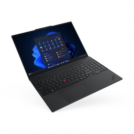 Lenovo ThinkPad E16 Gen 3 21SR - 180-degree hinge design - Intel Core Ultra 5 - 225U / up to 4.8 GHz - Win 11 Pro - Intel Graphics - 16 GB RAM - 512 GB SSD TCG Opal Encryption 2, NVMe - 16" IPS 1920 x 1200 - Wi-Fi 6E, Bluetooth - black - kbd: Nordic (Danish/Finnish/Norwegian/Swedish) - with 3 Years Lenovo Courier/Carry-in, CO2 Offset 0.5 ton (2nd Gen) - 3