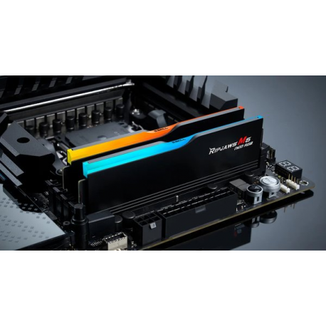G.Skill Ripjaws M5 Neo RGB - DDR5 - kit - 32 GB: 2 x 16 GB - DIMM 288-pin - 6000 MT / s  /  PC5-48000 - CL36 - 1.35 V - unbuffered - on-die ECC - matte black - 2