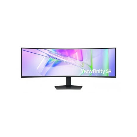 Samsung ViewFinity S9 S49F950UAU - S95UF Series - LED monitor - curved - USB - 49" - 5120 x 1440 Dual Quad HD @ 120 Hz - VA - 350 cd/m² - 3000:1 - DisplayHDR 400 - 5 ms - 2xHDMI, DisplayPort, USB-C - speakers - black - 0