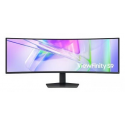 Samsung ViewFinity S9 S49F950UAU - S95UF Series - LED monitor - curved - USB - 49" - 5120 x 1440 Dual Quad HD @ 120 Hz - VA - 350 cd/m² - 3000:1 - DisplayHDR 400 - 5 ms - 2xHDMI, DisplayPort, USB-C - speakers - black