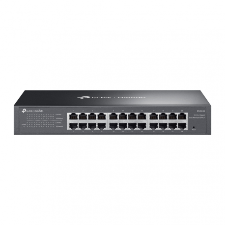 TP-Link Omada ES224G V1.6 - Switch - Managed - 24 x 10 / 100 / 1000Base-T - rack-mountable, desktop - 0