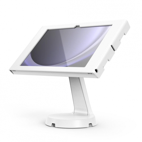 Compulocks Galaxy Tab A9+ Apex Enclosure Mast Stand - Mounting kit (enclosure, stand) - for tablet - lockable - metal frame - white - screen size: 11" - counter top, wall-mountable - for Samsung Galaxy Tab A9+ - 0
