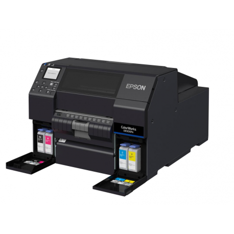 Epson ColorWorks CW-D6500Pe - Label printer - colour - ink-jet - Roll (21.6 cm) - 1200 x 1200 dpi - up to 85 mm / sec (mono)  /  up to 85 mm / sec (colour) - cutter - 10