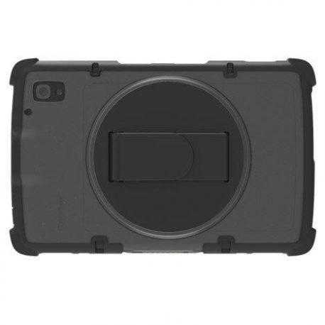 Zebra - Back cover for tablet - rugged - with adjustable rotating hand strap - polycarbonate - 8" - for Zebra ET40 (8 in), ET40-HC (8 in), ET45 (8 in), ET45-HC (8 in) - 0