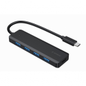 Gembird UHB-CM-U3P4P-01 - Hub - type-C - 4 x USB 3.1 Gen 1 - desktop