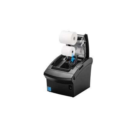 BIXOLON SRP-350plusV - Receipt printer - direct thermal - Roll (8 cm) - 180 dpi - up to 400 mm / sec - USB 2.0, LAN, Wi-Fi(n) - cutter - 4