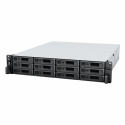Synology RackStation RS2423RP+ - NAS server - 12 bays - rack-mountable - SATA 6Gb / s - RAID 0, 1, 5, 6, 10, JBOD - RAM 8 GB - Gigabit Ethernet  /  10 Gigabit Ethernet - iSCSI support - 2U