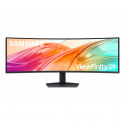 Samsung ViewFinity S9 S49F950UAU - S95UF Series - LED monitor - curved - USB - 49" - 5120 x 1440 Dual Quad HD @ 120 Hz - VA - 350 cd/m² - 3000:1 - DisplayHDR 400 - 5 ms - 2xHDMI, DisplayPort, USB-C - speakers - black