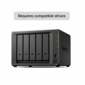 Synology Disk Station DS1525+ - NAS server - 5 bays - SATA 6Gb/s - HDD - RAID JBOD, 0, 1, 5, 6, 10 - RAM 8 GB - Gigabit Ethernet / 2.5 Gigabit Ethernet - iSCSI support