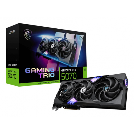 MSI GeForce RTX 5070 12G GAMING TRIO OC - Graphics card - GeForce RTX 5070 - 12 GB GDDR7 - PCI Express 5.0 - 3 x DisplayPort, HDMI - 0