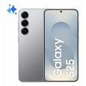 Samsung Galaxy S25 - 5G smartphone - dual-SIM - RAM 12 GB / Internal Memory 256 GB - OLED display - 6.2" - 2340 x 1080 pixels (120 Hz) - 3x rear cameras 50 MP, 12 MP, 10 MP - front camera 12 MP - silver shadow