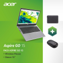 Acer Aspire Go 15 AG15-42P - AMD Ryzen 7 - 5825U / up to 4.5 GHz - Win 11 Home - Radeon Graphics - 16 GB RAM - 512 GB SSD NVMe, QLC - 15.6" TN 1920 x 1080 (Full HD) - Gigabit Ethernet - Wi-Fi 6 - pure silver - kbd: Russian
