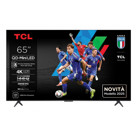 TCL 65Q6C - 65" Diagonal Class Q6C Series LED-backlit LCD TV - QLED - Smart TV - Google TV - 4K UHD (2160p) 3840 x 2160 - HDR - Quantum Dot, Mini-LED - 0