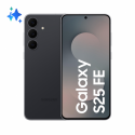 Samsung Galaxy S25 FE - 5G smartphone - dual-SIM - RAM 8 GB / Internal Memory 128 GB - OLED display - 6.7" - 2340 x 1080 pixels (120 Hz) - 3x rear cameras 50 MP, 12 MP, 8 MP - front camera 12 MP - jet black