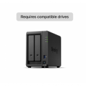 Synology Disk Station DS725+ - NAS server - 2 bays - RAID JBOD, 0, 1, 5, 6, 10 - RAM 4 GB - 2.5 Gigabit Ethernet - iSCSI support