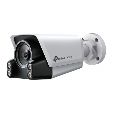 TP-Link VIGI C340S V1 - Network surveillance camera - bullet - colour (Day&Night) - 4 MP - 2688 x 1520 - M16 mount - fixed focal - audio - LAN 10 / 100 - H.265+, H.265, H.264+, H.264 - DC 12 V  /  PoE - 0