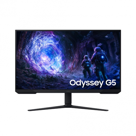 Samsung Odyssey G5 S32FG510EU - G5F1 Series - LED monitor - gaming - 32" - 2560 x 1440 QHD @ 180 Hz - VA - 300 cd/m² - 3000:1 - HDR10 - 1 ms - 2xHDMI, DisplayPort - black - 0