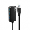 Lindy USB 3.0 Active Extension Pro 4 Port Hub - Hub - 4 x SuperSpeed USB 3.0 - desktop