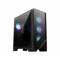 MSI MAG FORGE 321R AIRFLOW - Mid tower - ATX - windowed side panel (tempered glass) - no power supply (ATX) - USB / Audio