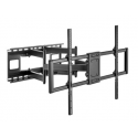Gembird - Mounting kit (wall mount) - for LCD / LED display - full motion - steel - black - screen size: 60"-120"