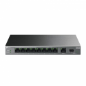 TP-Link LiteWave LS1210GP V1 - Switch - 8 x 10 / 100 / 1000 (PoE+) + 1 x 10 / 100 / 1000 + 1 x Gigabit SFP - desktop, wall-mountable - PoE+ (61 W)
