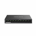 Mercusys MS110P V1 - Switch - 10 x 10 / 100 (8 PoE+) - desktop, wall-mountable - PoE+ (65 W)