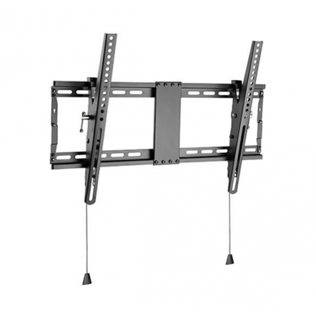 Gembird WM-80T-01 - Mounting kit (wall mount) - for flat panel - Tilt - steel - fine texture black - screen size: 37"-80" - 0