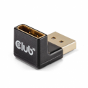 Club 3D - DisplayPort adapter - DisplayPort (M) to DisplayPort (F) angled - DisplayPort 1.4 - 4K120Hz support, up to 16.2 Gbps data transfer rate