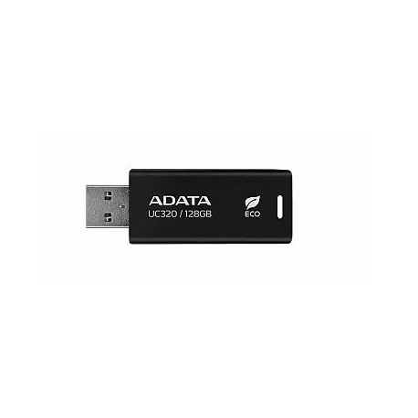 MEMORY DRIVE FLASH USB3.2 128G/BLACK UC320-128G-RBK/BK ADATA - 0