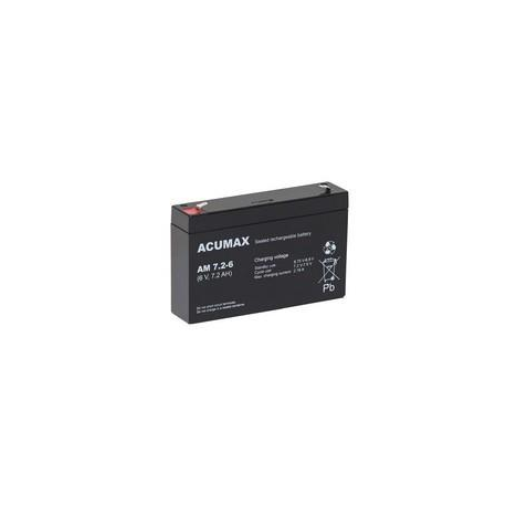 BATTERY 6V 7.2AH/AM7.2-6 ACUMAX  EMU - 0