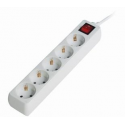Gembird SPG4-C-6 - Surge protector - output connectors: 5