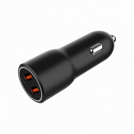 Gembird - Car power adapter - 36 Watt - 3 A - QC 3.0 - 2 output connectors (USB Type A) - black - 0