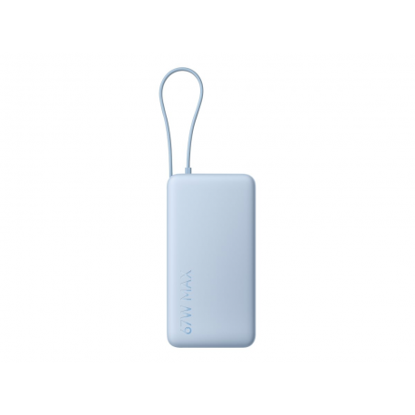 Xiaomi 67W Power Bank 20000 (Integrated Cable) Ice Blue | Xiaomi - 0