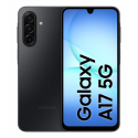 Samsung Galaxy A17 5G - 5G smartphone - dual-SIM - RAM 8 GB  /  Internal Memory 256 GB - microSD slot - OLED display - 6.7" - 2340 x 1080 pixels (90 Hz) - 3x rear cameras 50 MP, 5 MP, 2 MP - front camera 13 MP - black