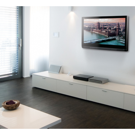 B-TECH BT8200 - Mounting kit (wall mount) - for flat panel - black - screen size: 23" - 45" - wall-mountable - 3